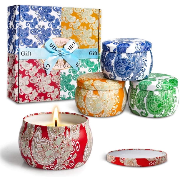 Decorx Scented Candles Gifts Set For Women Upgraded Large Tin Of Soy Candle Scented Lavender Candle Gifts For Mother S Day Birthday Anniversary Walmart Com Walmart Com