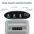 thumbnail image 2 of YUKOOL Countertop Ice Maker with Handle Portable Ice Maker, 26lbs/24 Hours, 6 Minutes/9 Ice Cubes, S/L Bullet Ice, Self Cleaning, Suitable for Home, Kitchen, Office, Leisure Area(GREY), 2 of 5