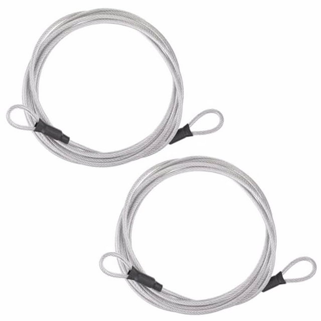 ZheElen 2pack/lot Lightweight Chain Lock For Wide Application And High Security Convenient And Practical silver-2m*2 1Set