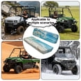 thumbnail image 5 of ZIATUBLES UTV Seat Covers 2 Pack, Waterproof Polyester Bench Seat Protectors Compatible with Kawasaki Mule 3000 4000, Starfish Shell Floral Beach Print UTV Decor Accessory Part, 5 of 8