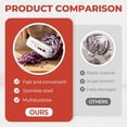 thumbnail image 5 of ABCISI Cabbage Shredders, Stainless Steel Shredder Knife Lettuce Knife,  Durable Shredders Knife for Vegetables, Easy to Clean (3-PC), 5 of 8