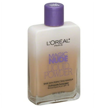 L'Oréal Paris Magic Nude Liquid Powder Bare Skin Perfecting Makeup with SPF 18, 312 Classic Ivory, 0.91 Fl. Oz.