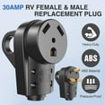 thumbnail image 4 of Ensemble de Prises RV Nilight 30 Amp TT-30P TT-30R 125V, 4 of 9