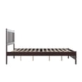 thumbnail image 6 of AFI Tahoe 14" Queen Wood Platform Bed with Slatted Headboard and Footboard, Espresso, 6 of 8