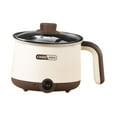 thumbnail image 2 of Tnarru Electric Hot Pot Multipurpose Small 2 Gear Settings Mini Ramen Cooker Cooking Pot for Pasta Home Dorm Office Porridge Oatmeal no Steamer, 2 of 8