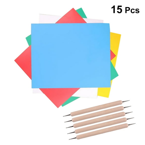WHAMVOX Cloth Carbon Paper for Embroidery Assorted Color Reusable and Durable Transfer Tracing Paper 10PCS