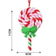 thumbnail image 5 of Christmas Candy Lollipop Ornaments for Christmas Tree Decorations- Glitter Hanging Candy Cane Ornaments Polymer Clay Christmas Peppermint Decor with Ribbon for Xmas Tree Holiday Party Home Decor, 5 of 5