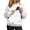 White, variant on Xijirk Women Hoodies for Women Oversized Pullover Sweatshirt with Hidden Earphone Pocket for Daily Casual Wear,Yellow,S