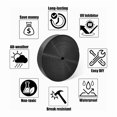 thumbnail image 5 of Kit de Reparación Correas Vinilo para Sillas Patio, 5 cm y 6 M . Incluye 20 Remaches Tumbonas, Color Negro., 5 of 5