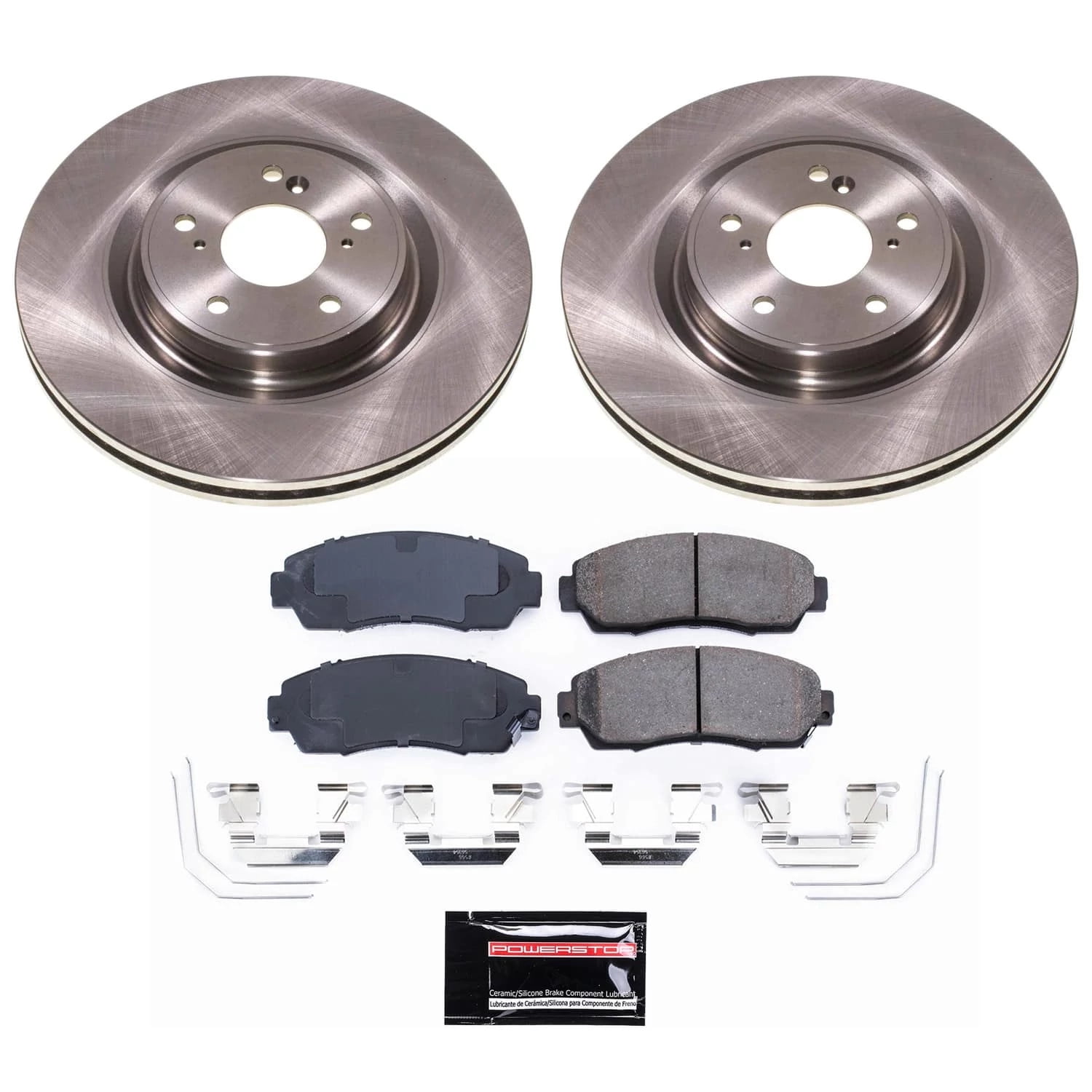 PowerStop Front Stock Replacement Brake Pad and Rotor Kit Fits: HONDA Select Models KOE8928