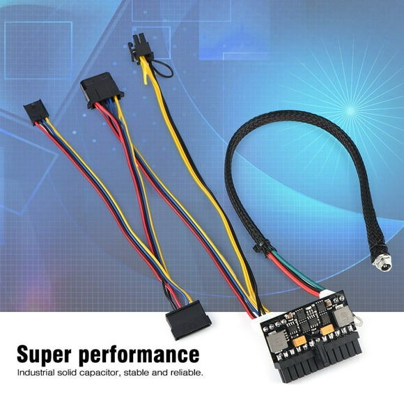 Rdeghly 24Pin 12V DC Input 150W Output Power Supply Switch Module Board for MINI/ ITX PC/ POS,Power Supply Module, PC Power Supply
