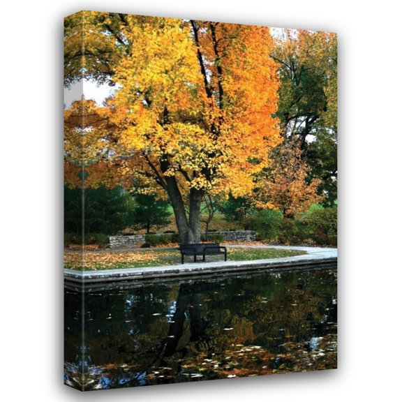 Tammy Putman 13x18 Gallery Wrapped Canvas Wall Art Titled - Fall in the Park