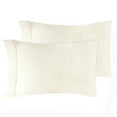 thumbnail image 2 of Superior Modal From Beechwood 400TC Ivory Pillowcase Set, King, 2 of 7