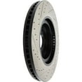 thumbnail image 5 of StopTech 127.42100L StopTech Sport Rotors; Drilled And Slotted; Front Left;13.98 in. Dia.; 1.94 in. Height; Fits select: 2010-2013 INFINITI G37, 2014-2015 INFINITI Q50 BASE/PREMIUM/SPORT, 5 of 5