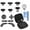 Black, variant on Prociv 17 in 1 Metal Thumbsticks for Xbox One Elite Series 2, Elite Series 2 Controller Accessory Parts, Gaming Accessory Replacement, Metal Mod 6 Swap Joystick, 4 Paddles, 2 D-Pads, 1 Tool (Blue)