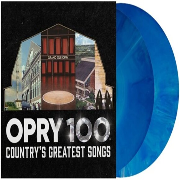 Various Artists/Grand Ole Opry - OPRY 100: COUNTRY'S GREATEST SONGS (2LP INDIE EXCLUSIVE BLUE ) - [Vinyl]