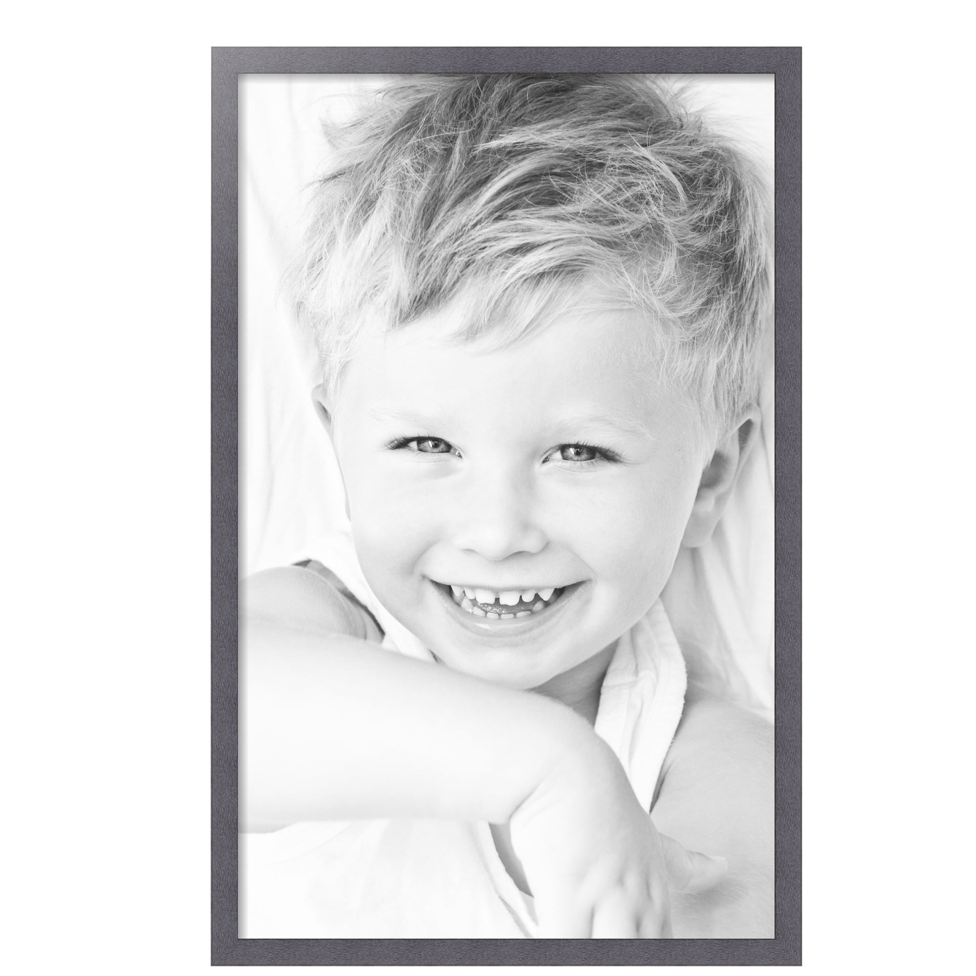 ArtToFrames 25" x 40" Tungsten Picture Frame, 25x40 inch Gray MDF Poster Frame (WOM-4640),  Pack