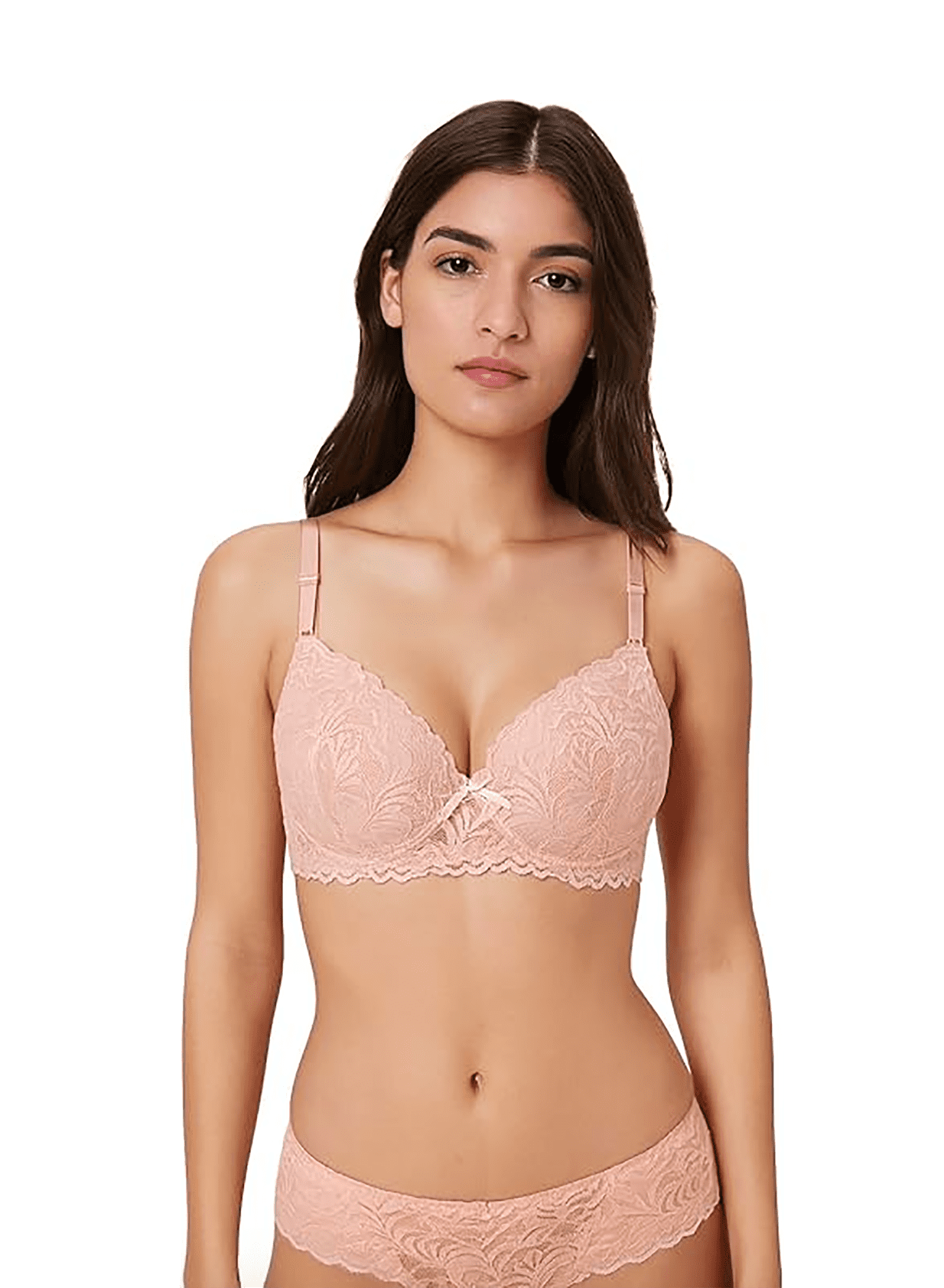 6 Piecec Full Cup Pushup Underwired Push Up Bra B and C Cup (38C)