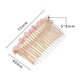 thumbnail image 4 of Dalrosia Decorative Hair Side Comb Women Hair Comb Raw Crystal Hair Accessories Jeweled Tiara Handmade, 4 of 4