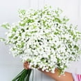 thumbnail image 5 of 12 Pcs Baby Breath/Gypsophila Artificial Fake Silk Plants Wedding Party Decoration Real Touch Flowers DIY Home Garden (Purple), 5 of 7