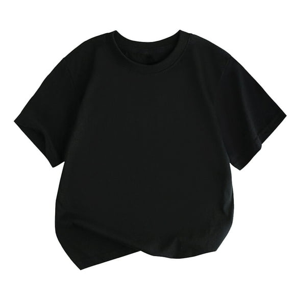 MZXELPRJD Crop Tops Tank Top Pack Girls White Tshirt Xl Girls Clothes Preppy Kids Clothes Children’s Clothes Boys 12 Month Clothes Tween Boys Clothes 8-10 Size Clothes for Kids 10-12