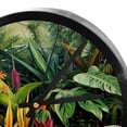 thumbnail image 4 of Tropical Plants 9.8 Inches Wall Clock, Silent Non-Ticking Round Digital Clock, Battery Operated, Easy to Read for Bedroom Living Room Kitchen Bathroom Decoration., 4 of 6