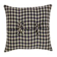 thumbnail image 4 of VHC Brands, Black Check, Cotton, 16x16, Fabric Pillow, Black, 4 of 4