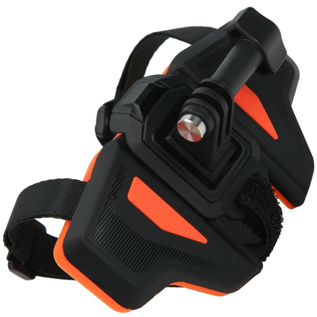 Camera Helmet Bracket, Stable Camera Helmet Mount Strap Folding Design Adjustable Flexible for Sports Cameras for Mobile Phones for Pocket Camera