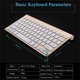 thumbnail image 4 of Teclado y ratón inalámbricos español, hebreo, coreano y tailandés, Combo de 2,4G, Mini teclado y ratón inalámbricos portátiles para Windows y Android, 4 of 5