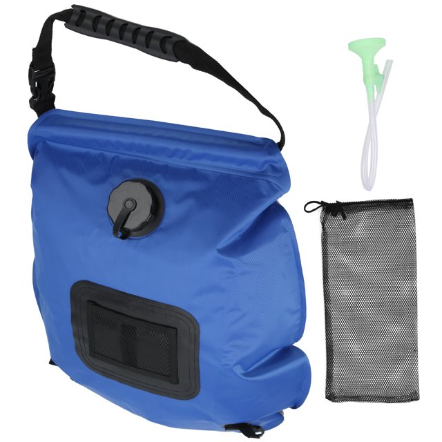 Bolsa de ducha con energía solar Jadeshay bolsa de baño para acampar 20 l calentada por el sol