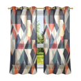 thumbnail image 6 of Yayeee Window Curtains Set of 2 for Living Room Light Filtering 63"x42", Geometric Pattern, 6 of 7