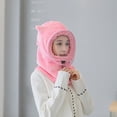 thumbnail image 4 of CEHVOM Women Flannel Winter Hats Mask Set Warm Cap With Transparent Fogless Protective Mask For Cycling, 4 of 4