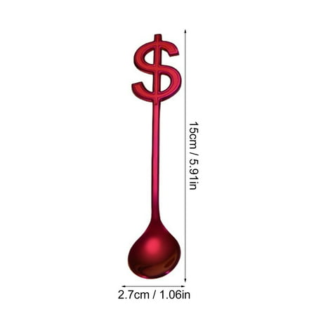 

Holiday Kitchen Gadgets Drinking Creative USD Spoon Stainless Styling Tea Coffee Steel Flatware Spoons Spoons Tools Tableware
