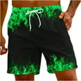 thumbnail image 2 of LSLJS Men's Impression Spéciale Flamme Beach Pantalon Décontracté Shorts Cadeaux for Men, 2 of 9