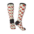 thumbnail image 4 of Haiem Rose Flowers Socks, Funny Novelty Crazy Design Cotton Socks Sports Socks Knee High Socks For Men, Women,1Pairs - Gift For Working Friends, 4 of 9