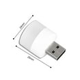 thumbnail image 2 of Night USB light, mini LED bulb, plug in, warm white, suitable for bedroom, bathroom, 2 of 5