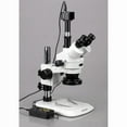 thumbnail image 2 of AmScope 3.5X-90X Zoom Stereo Microscope w 5MP Camera + 144-LED 4-Zone Light New, 2 of 4