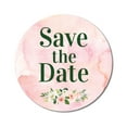 thumbnail image 1 of Darling Souvenir 45 Pcs Bricolage Floral Rond Personnalisé Enregistrer la Date Stickers-1,6 Pouces, 1 of 4