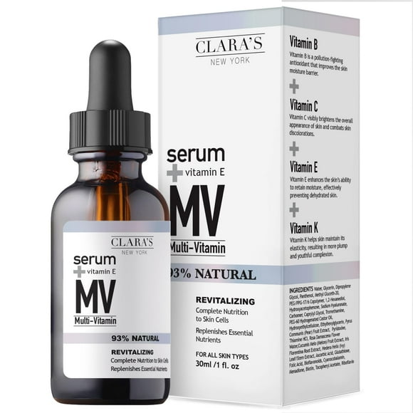 Sérum FACIAL CLARA'S NEW YORK Multivitamínico Antioxidantes 30 ml