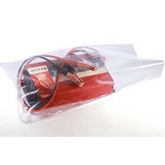 Clear Layflat Poly Bags 4 mil, 12 X 24 inches - Case of 500 Bags