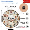 thumbnail image 3 of Cute Cat Wall Clock Creative Home Decor 10-Inch Silent Wooden Wall Clock, Battery Operated (AA Batteries Not Included), Artistic Home Decor, 3 of 7
