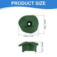 thumbnail image 2 of Rock Climbing Holds, 10 Pcs Climbing Rock Wall Grips with Single Holes for Playground Accessories, Green-D, 2 of 7