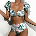 thumbnail image 4 of Conjunto de bikini a la moda para mujer, traje de baño de dos piezas con relleno, almohadilla en el pecho, sin soporte de acero, ropa de playa Fridja  nalpqowj20681, 4 of 8
