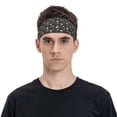 thumbnail image 2 of Daiia Cosmic printed Men's Performance Headband,Sports Headbands,Moisture Wicking Workout Headband, 2 of 9
