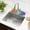 Colorful Feathers, variant on Faucet Mat for Kitchen Sink 15'' Sink Splash Guard Mat Super Absorbent Fast Drying Drain Pad Colorful Nebulae Mixture