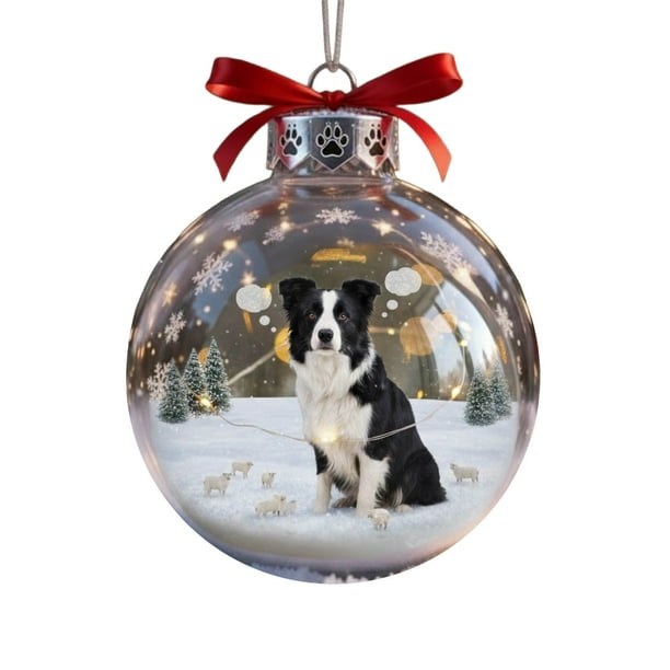 Lindo perro plano acrlico decoracin 8cm