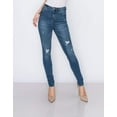 thumbnail image 6 of RING OF FIRE Women's Carmen High Rise Rips Jeans, 6 of 11