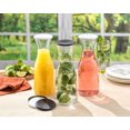 thumbnail image 2 of Carafe en Verre avec 6 Couvercles Hali - 36 oz - Ensemble de 3, 2 of 8