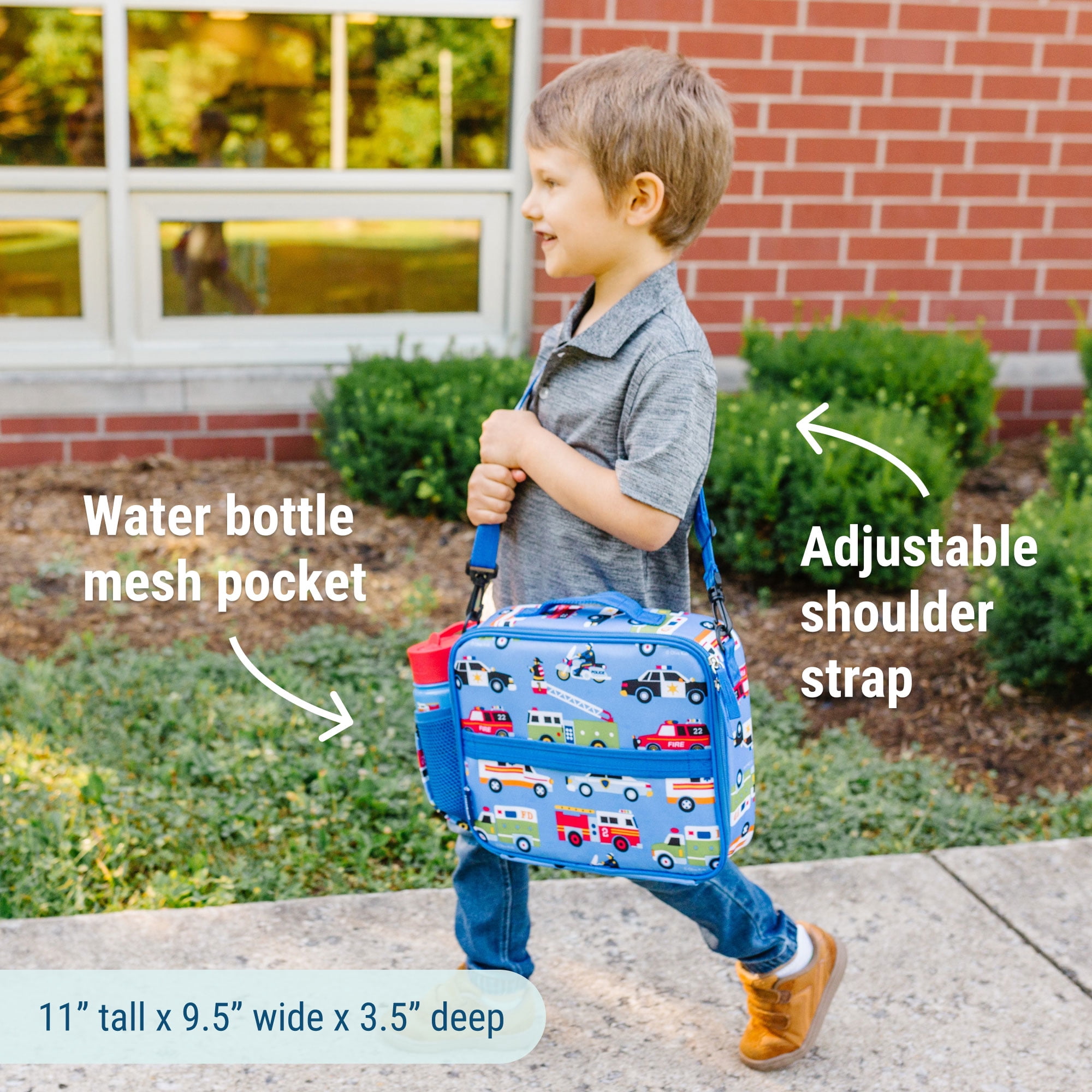 Wildkin Kids Heroes Eco Lunch Box