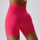 thumbnail image 3 of Gibobby Short Deportivo Pantalones cortos de yoga y fitness para mujer Pantalones cortos de levantamiento de cadera de voleibol de baile para mujer de cintura alta(Rojo, L), 3 of 4